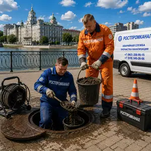 Очистка колодцев канализаций