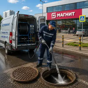 Гидродинамическая прочистка трубопровода
