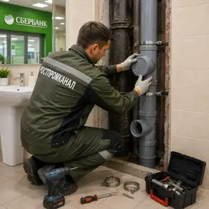отремонтировать стояк канализации
